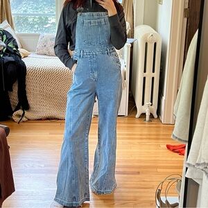 Small Blue Denim Overalls
